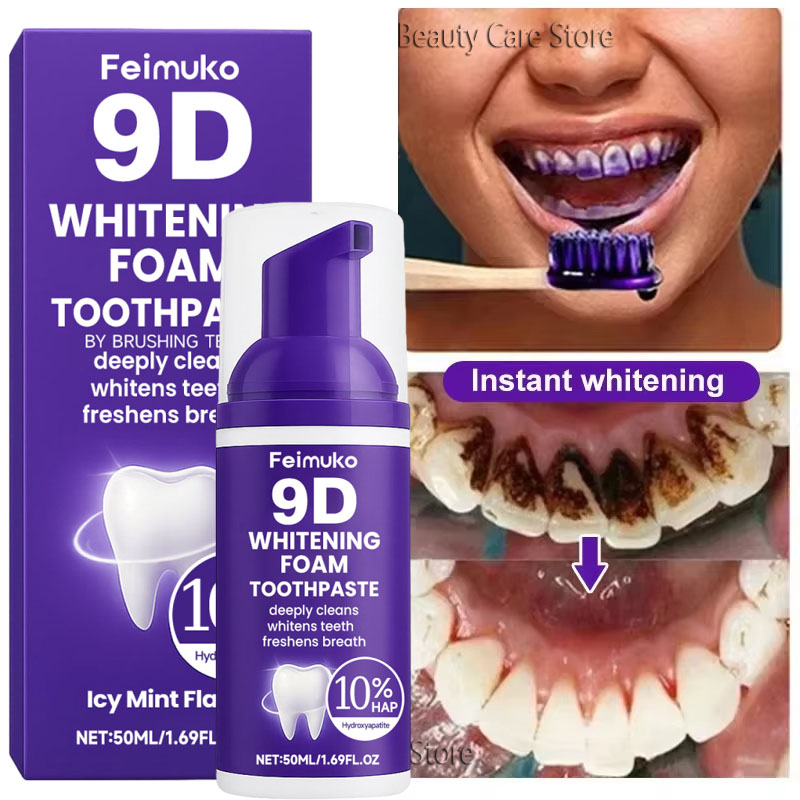 Remineralizing Toothpaste - 9D Mor Diş Beyazlatıcı Diş Macunu
