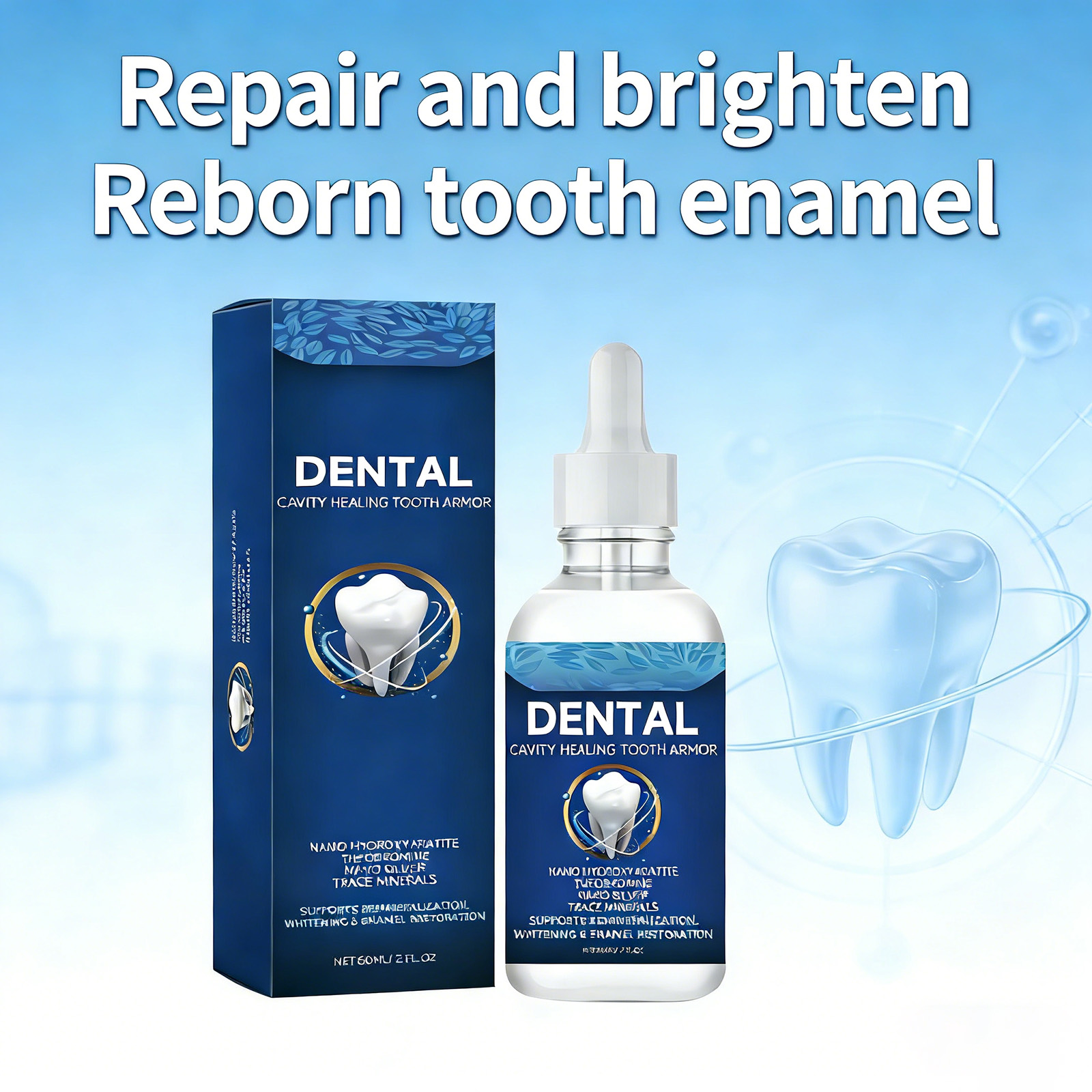 Remineralizing Toothpaste - 60ml Nano Hidroksiapatit Diş Zırhı Sıvı