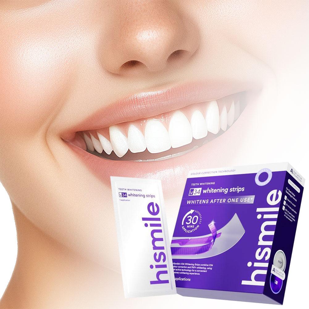 Teeth Whitening Treatment - Mor Diş Beyazlatma Şeridi Diş Lekesi