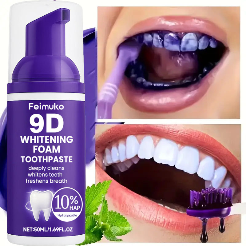 9D Mor Diş Beyazlatıcı Diş Mac - Remineralizing Toothpaste incelemesi ve fiyatı